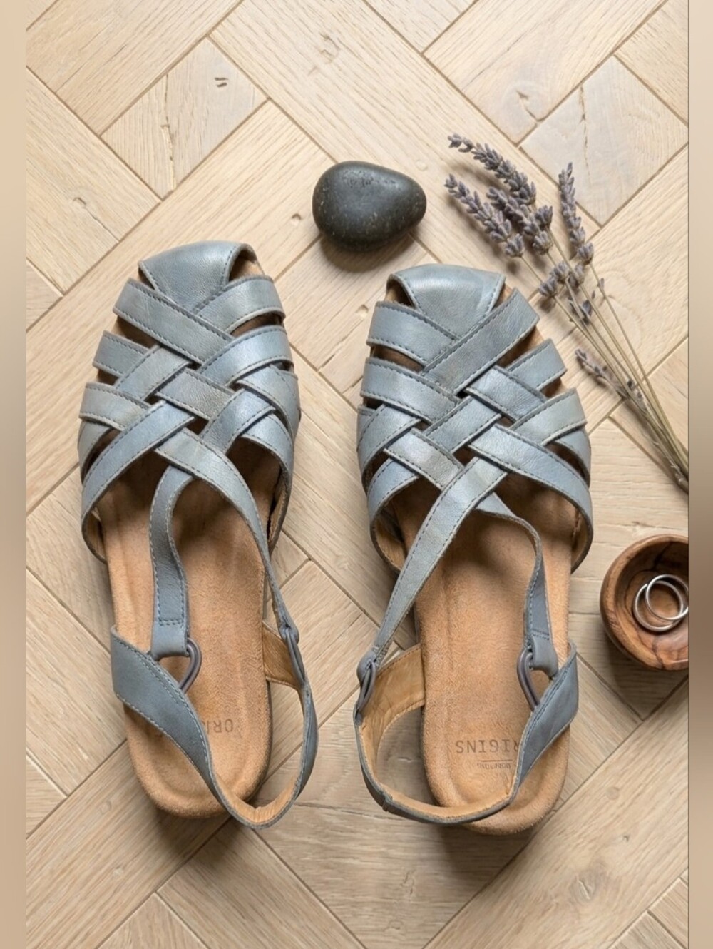 Earth Origins Strappy Comfort Sandals – Women's Size 8